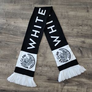 White Claw Hard Seltzer Knif Scarf Black White Fringe